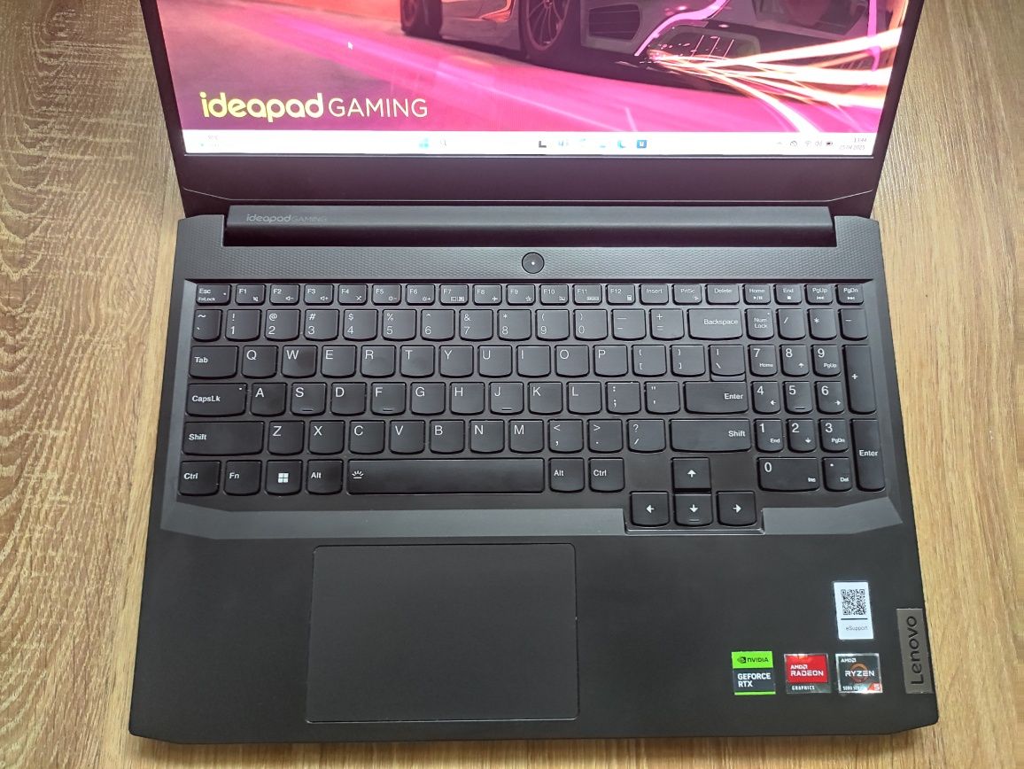 Lenovo Gaming RTX 2050/15,6"/144Hz/R5 5500H/16GB/512GB SSD/W11 Gwar.22