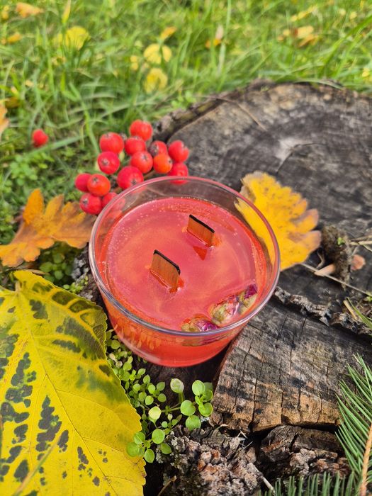 Гелева свічка червона