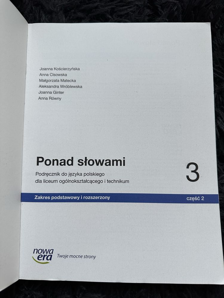 Podręcznik Ponad słowami 3 cz. 2