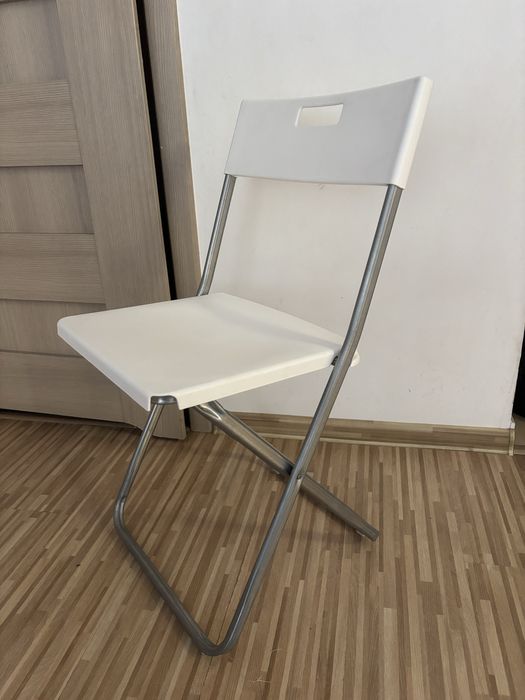 Krzesło Gunde Ikea Białe Składane REZERWACJA