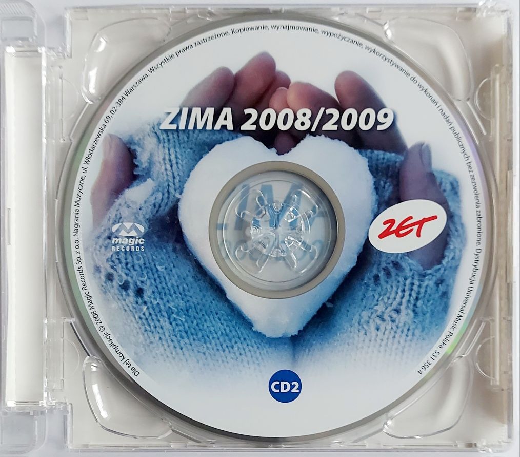 Zet Siła Muzyki Najlepsze Przeboje 2CD 2008r Pectus Feel Kombii
