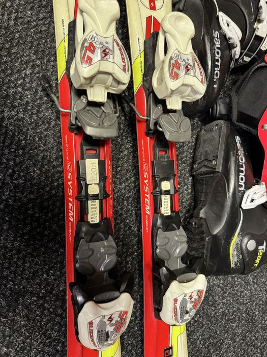 Zestaw Narty Junior Blizzard + Buty Salomon 20/20.5cn + kask Bolle