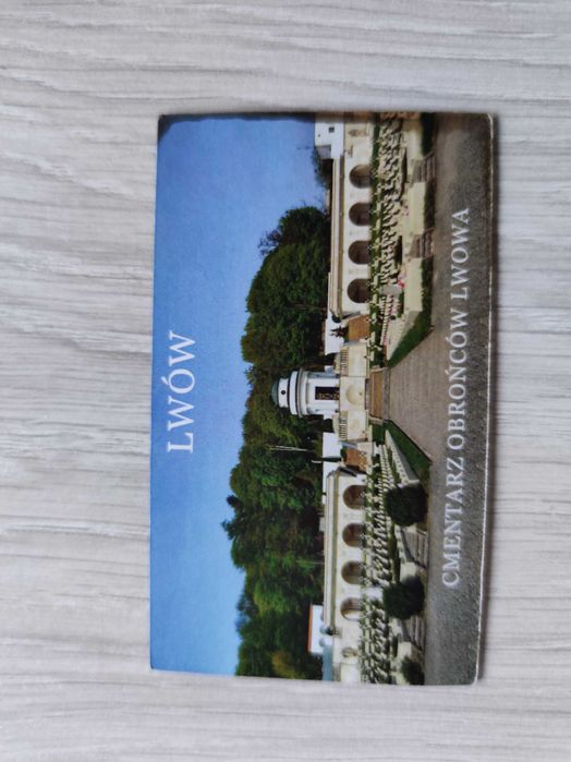 Lwów Cmentarz Obrońców Magnes na lodówkę