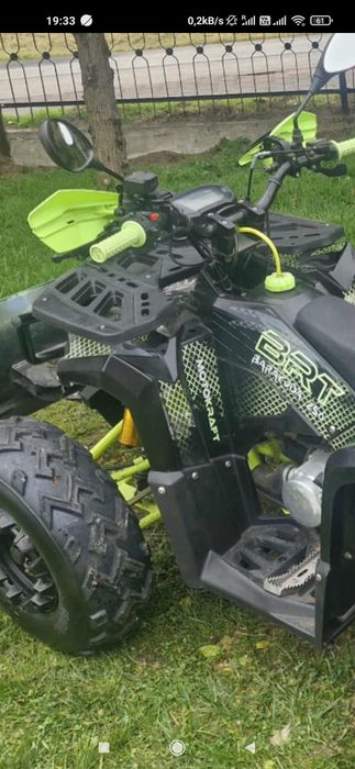 Quad BARACUDA 250 BRT.bardzo zadbany . wyciągarka i pług do śniegu