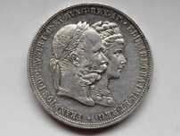 2 floreny, Austria 1879 r
Srebrna rocznica ślubu