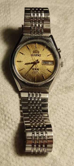 Мужские наручные часы "Orient" и "Seiko" времён СССР