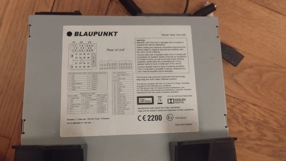Radio Blaupunkt New York 835