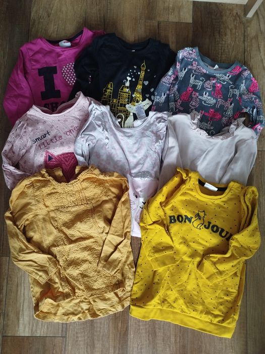 Zestaw bluzek dziecięcych r.92