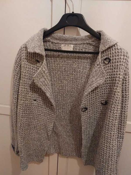 Zara casaco em malha