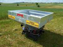 SIEWKA/rozsiewacz nawozu dwulejowy/producent:JANPOL/ DOSTĘPNE POJEMNOŚCI:600,800,1000,1200l/DARMOWY TRANSPORT