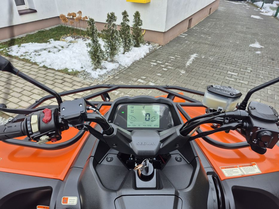 Quad Segway 600 AT6 S - 2024r. - Zarejestrowany! Pług ! Kufer! 900 km!