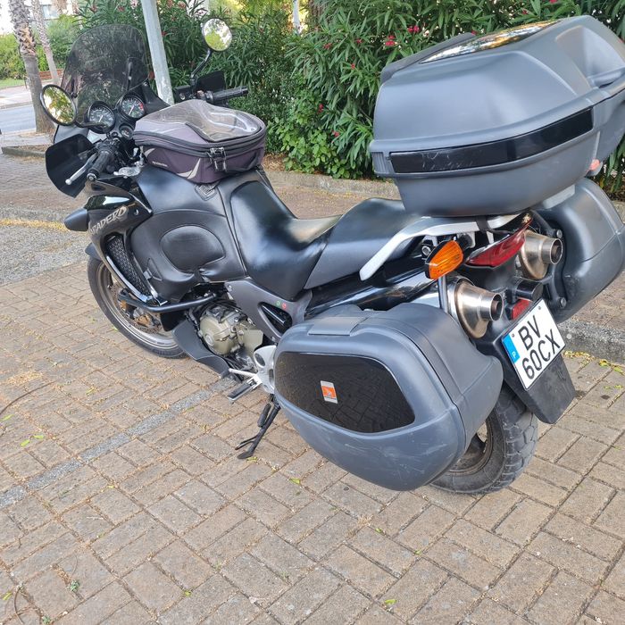 Honda xl1000 varadero 2002 malas topcase capa deposito