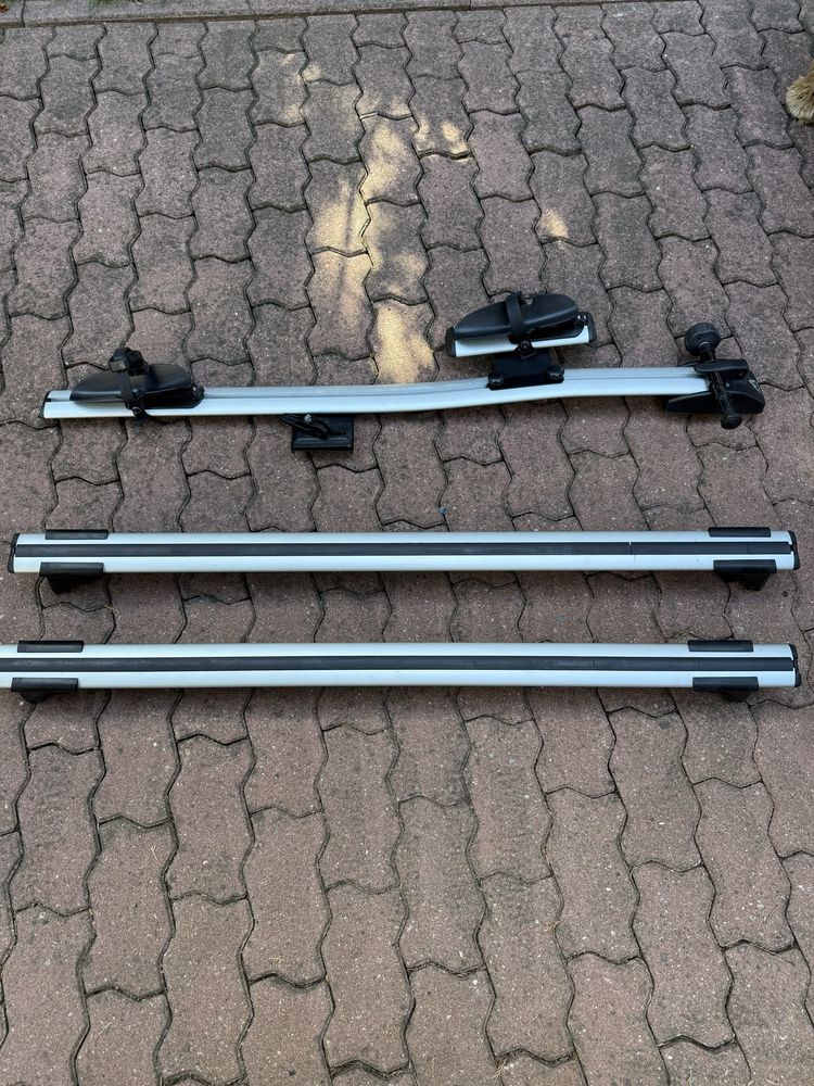 Bagaznik Aguri relingi audi a4 b8 Avant + uchwyt rowerowy