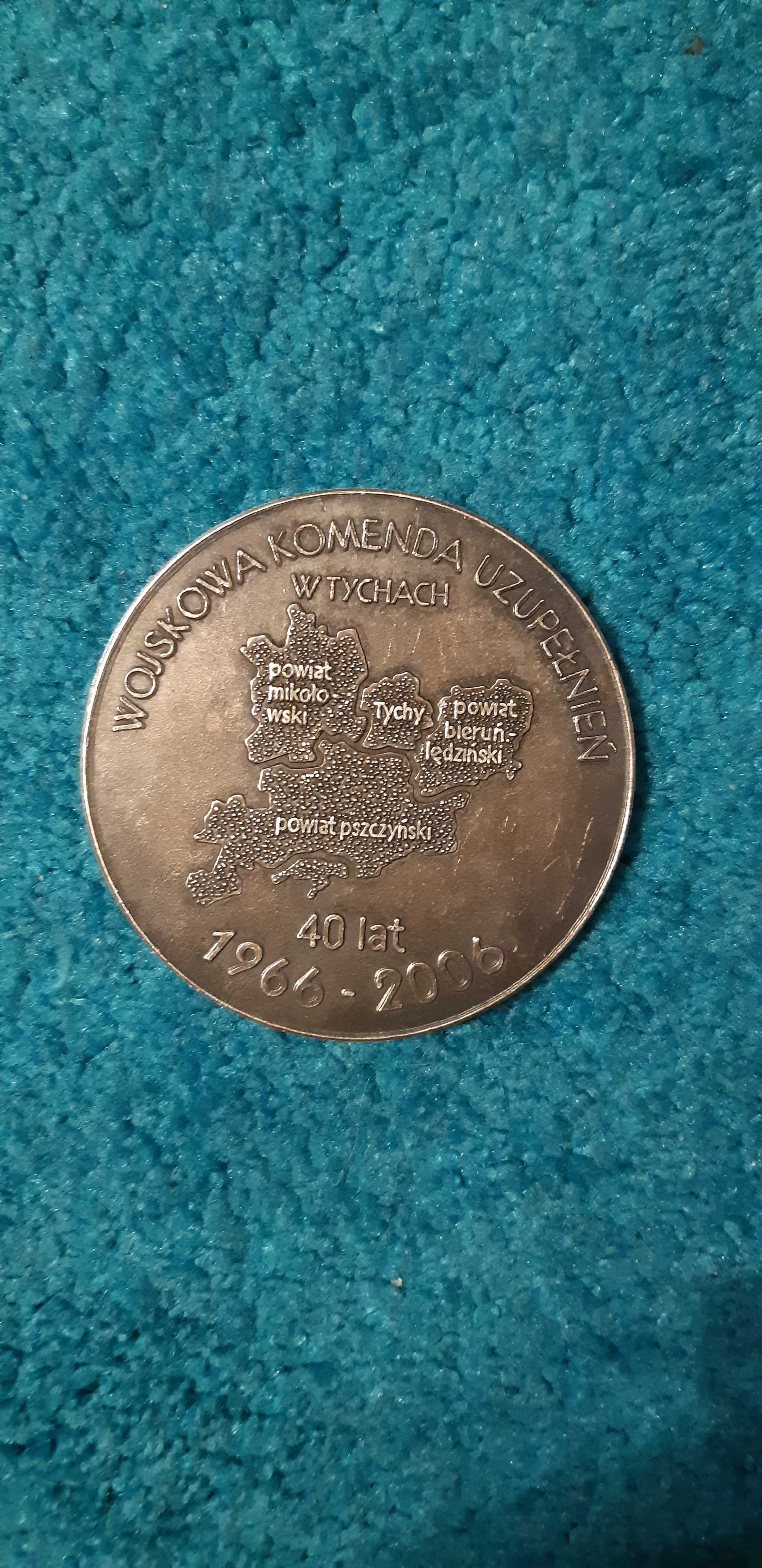 medal coin Wojskowa Komenda Uzupełnień w Tychach