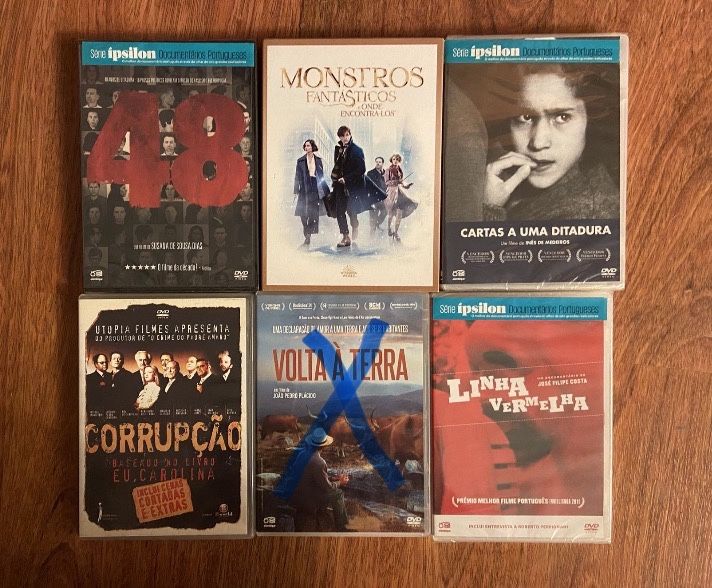 DVD’s - € 2 cada