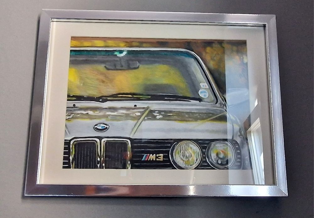 Bmw e30 m3 rysunek prezent