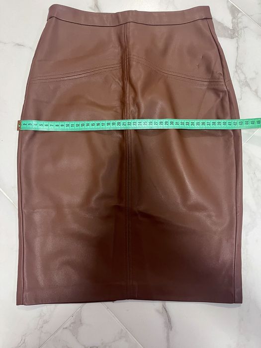 Кожана спідниця 36 розмір