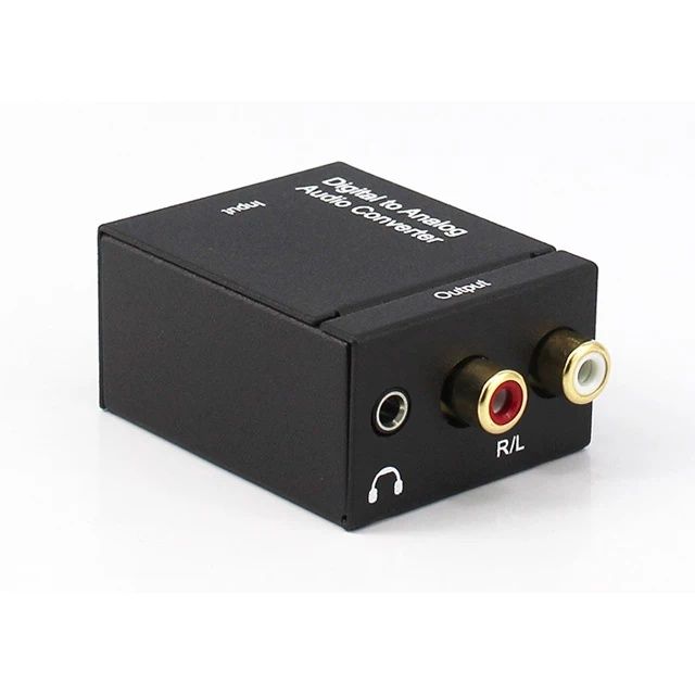 Аудио конвертер декодер цифрового spdif звука с оптики в аналог 3.5