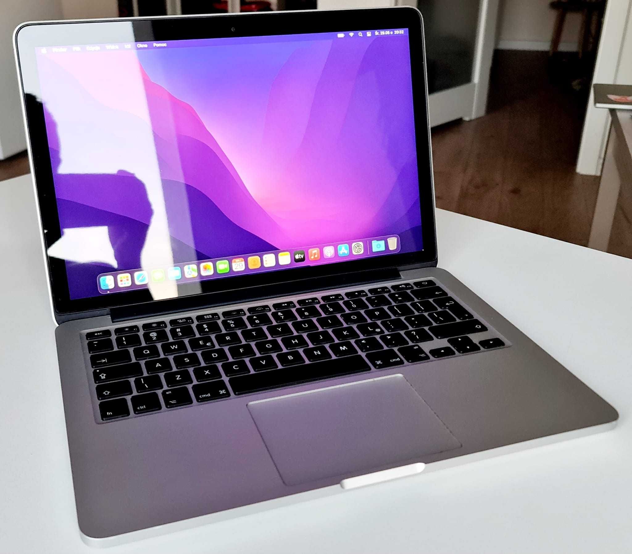 Apple MacBook Pro A1502 i7 16GB RAM 128GB SSD RETINA Monterey 2015r.