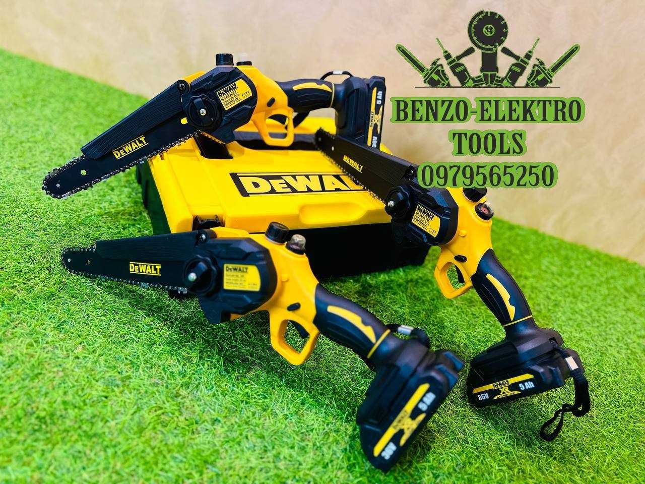 Акумуляторна міні пила  DeWalt DUC251BL (36V 5AH) АКБ Деволт веткоріз