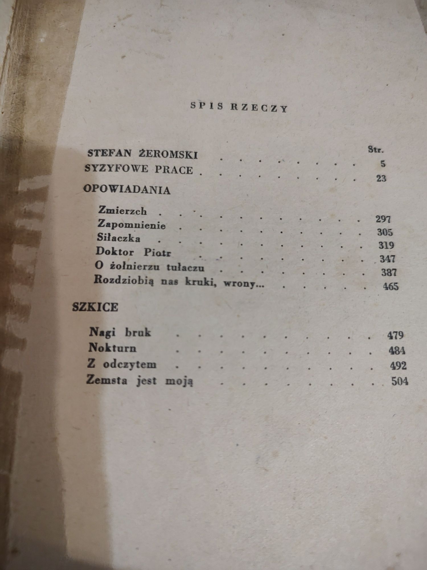 Stefan Żeromski Syzyfowe prace,opowiadania, szkice 56 r.wydania