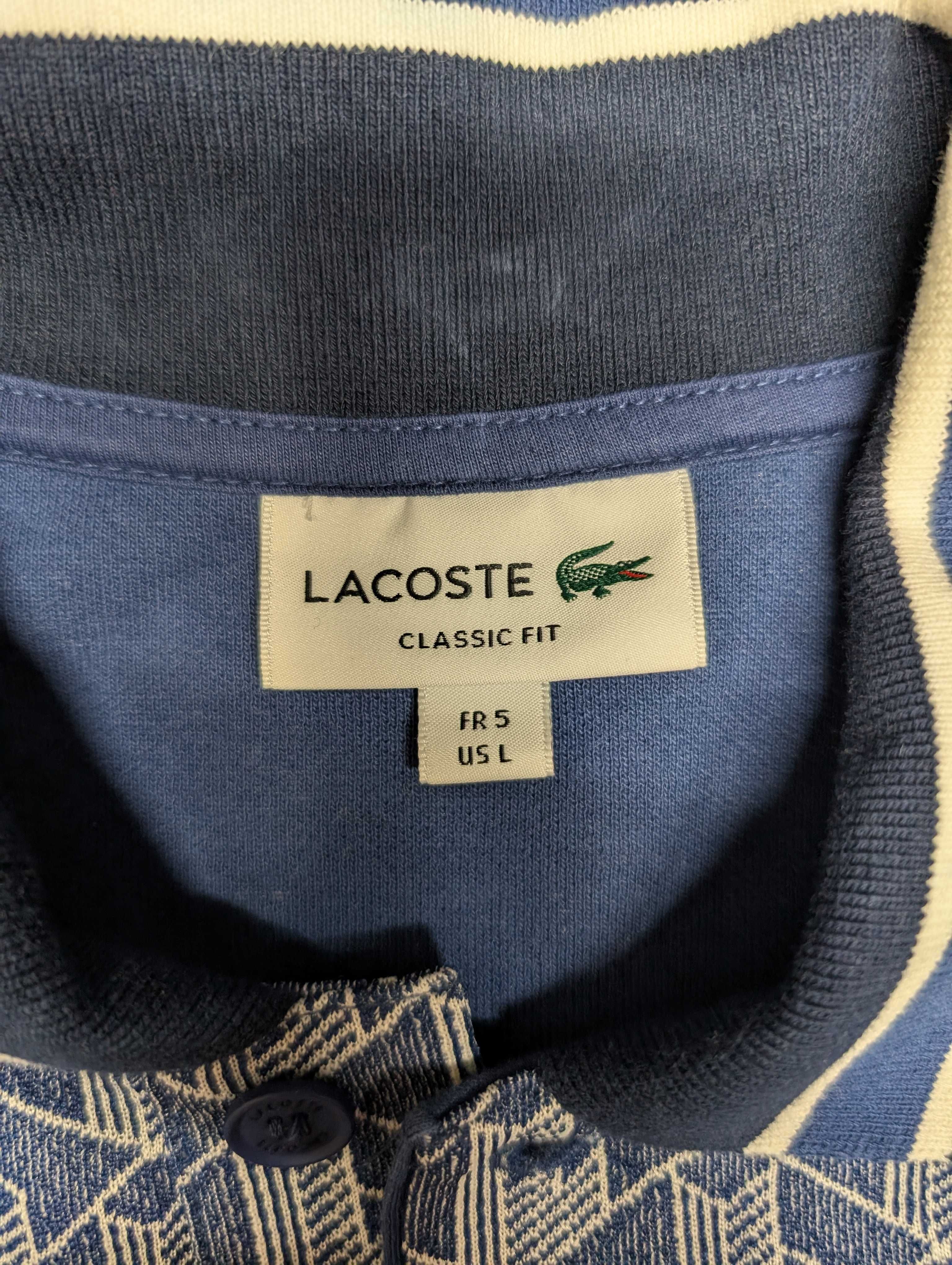 Поло чоловіче Lacoste Classic Fit Monogram Paris Polo Shirt
