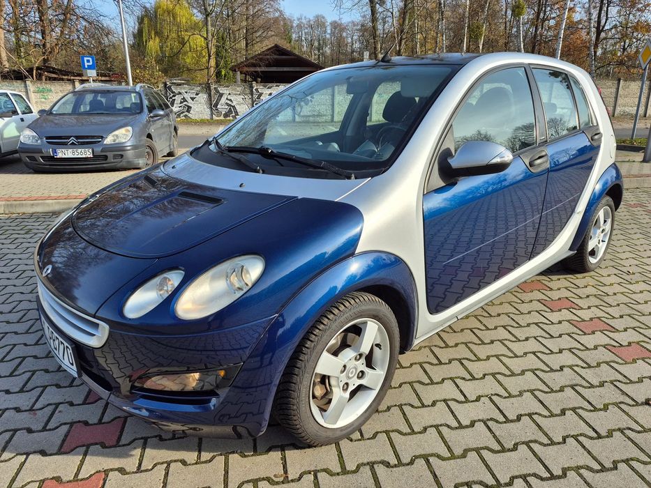 Smart Forfour Klimatyzaja 5-osob Alufelgi Udok.Przebieg Bezwypadkowy St.BDB Opłacony