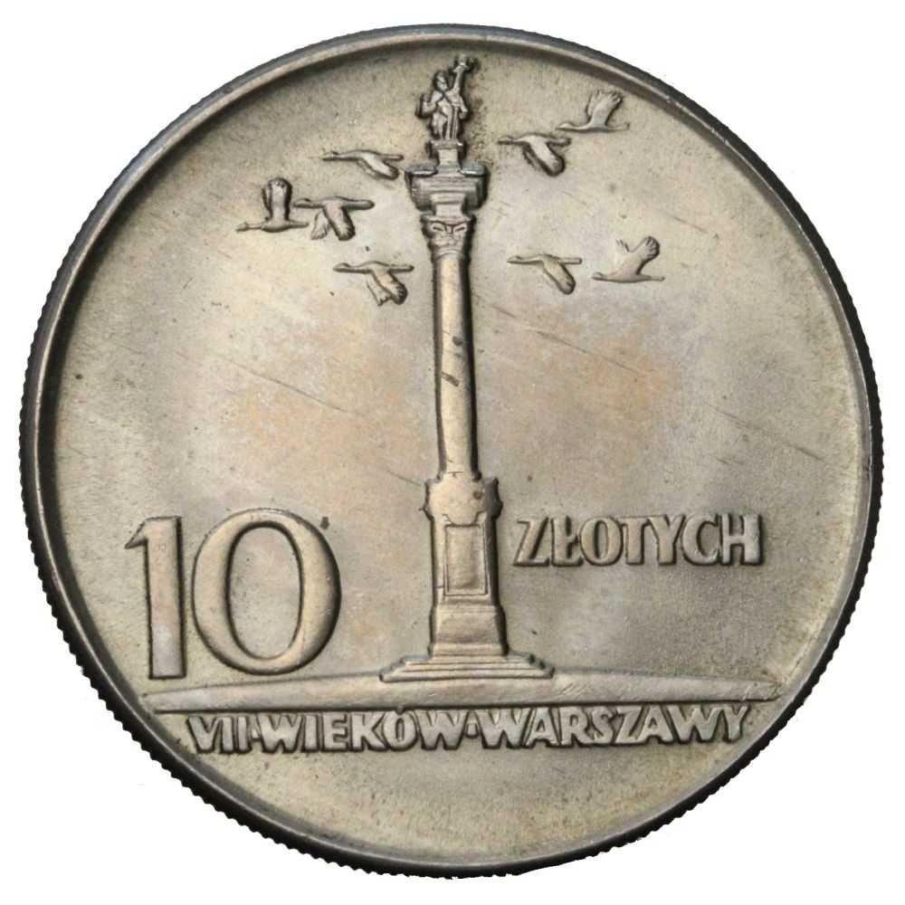 1965r. - 10 Złotych - Kolumna Zygmunta