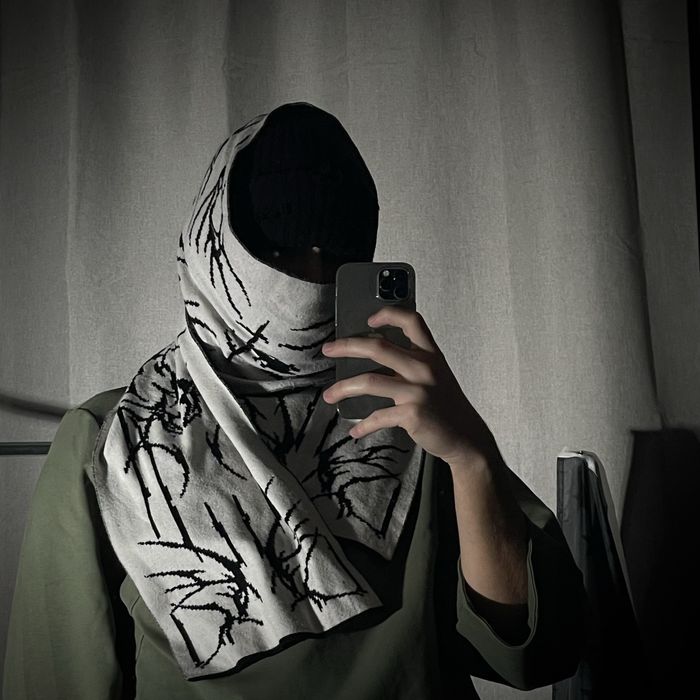 two-sided neo tribal scarf двосторонній шарф у стилі трайбл