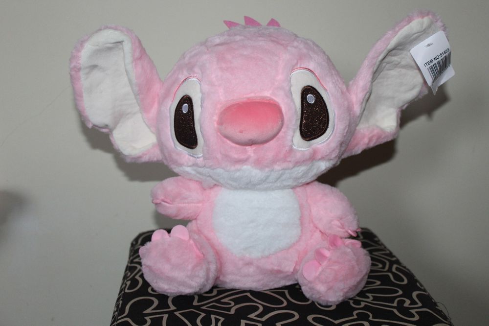 Peluche Stitch rosa e azul