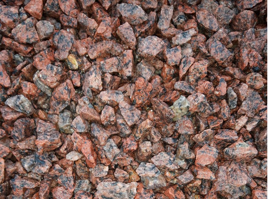 Grys granitowy czerwony Vanga