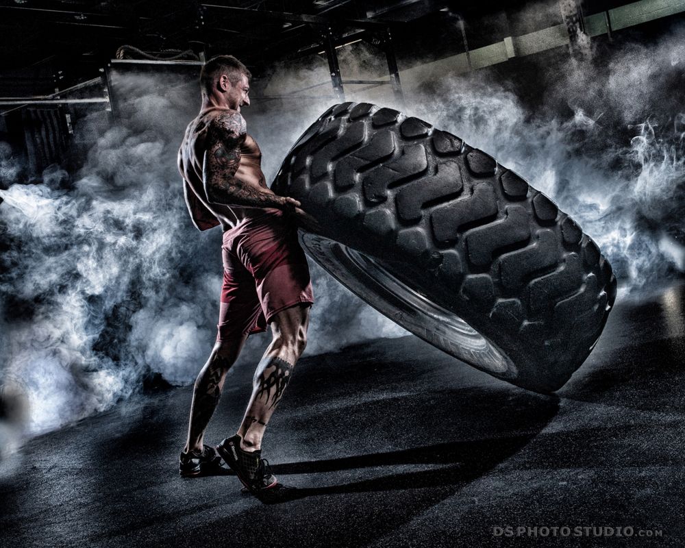 Opona treningowa na siłownie crossfit hammer trening traktor traktoru