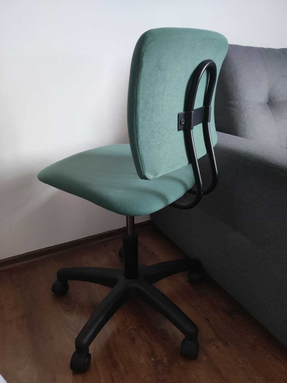 Fotel biurowy, krzesło biurowe (niebieskie i zielone) 2 szt.