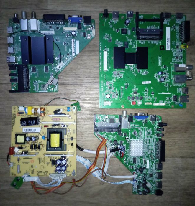 Разборка телевизора с разбитыми матрицами