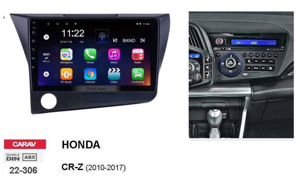 (NOVO) Rádio 2DIN • Honda • INSIGHT • CR-Z • Android CRZ [4+32GB]