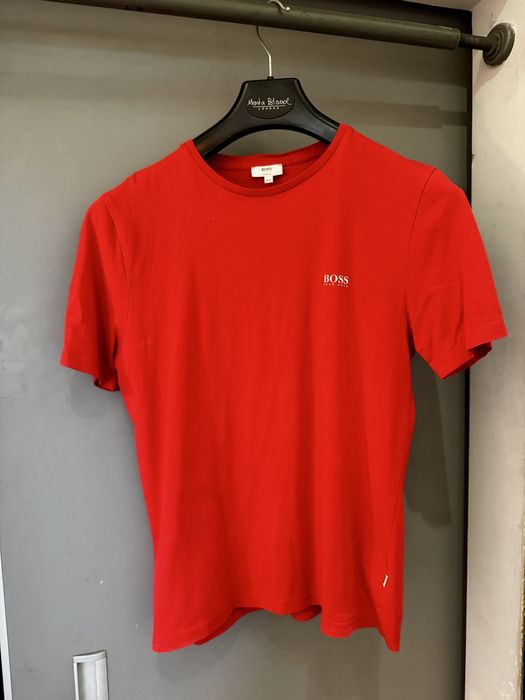 Koszulka Boss T-Shirt czerowny S Regular Fit