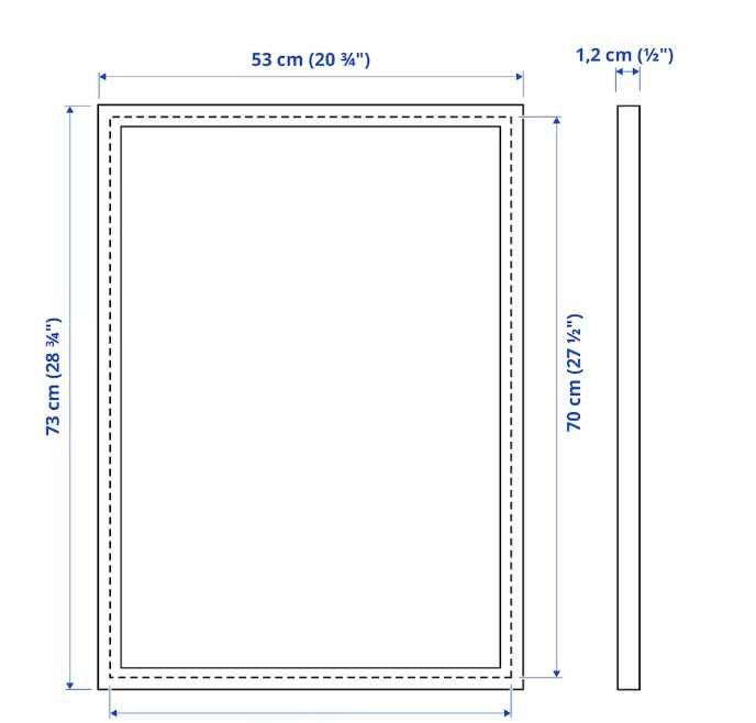 Ramka czarna Ikea