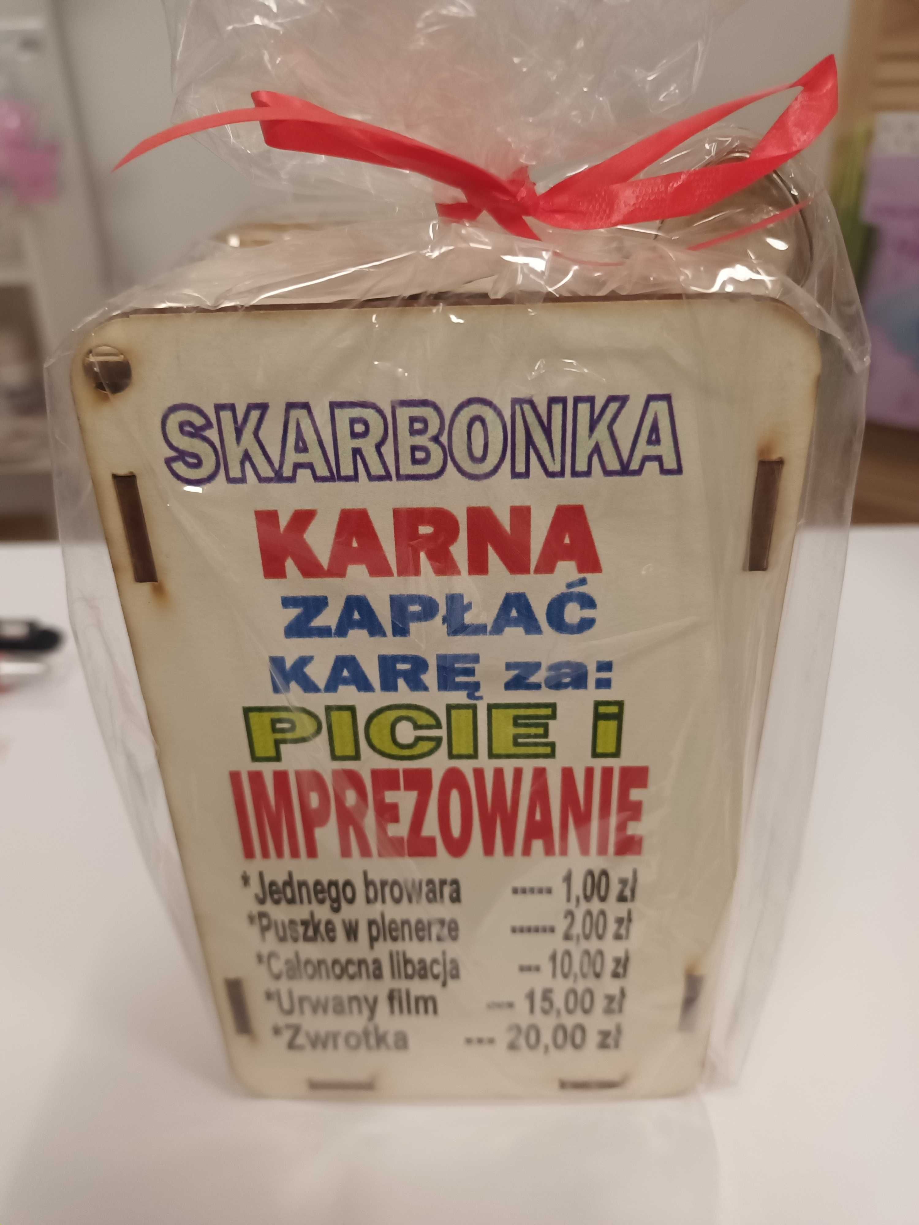 Skarbonka karna za imprezowanie - EXTRA  ! !