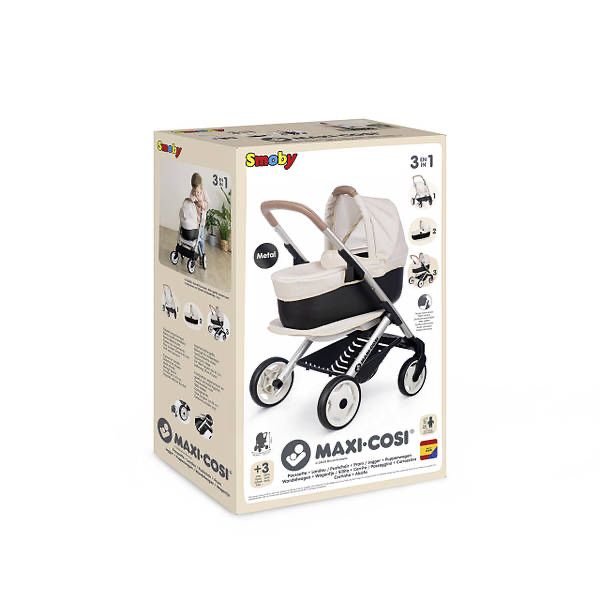 Коляска для ляльки 3 в 1 Smoby Maxi-Cosi Айворі