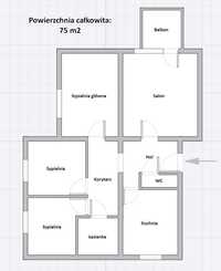 Mieszkanie m5, 75m2
