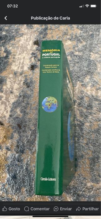 Livro “ Memória de Portugal” circúlo de leitores
