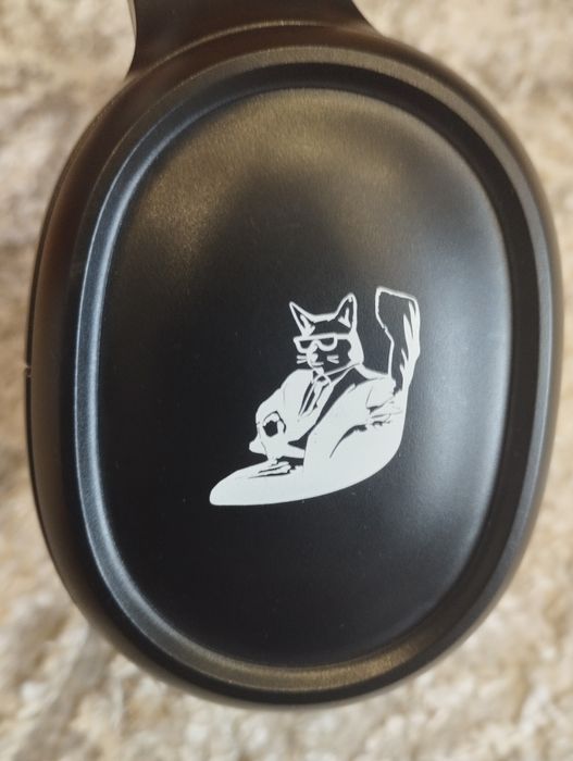 Słuchawki bezprzewodowe, regulowane z grafiką lisa