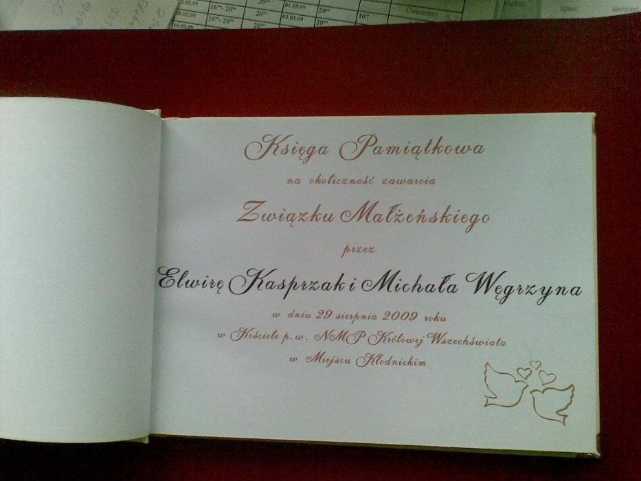 Księga Gości Weselnych