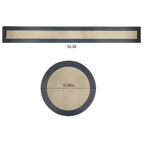 Антипригарна силіконова форма-килимок з бортиком для випічки