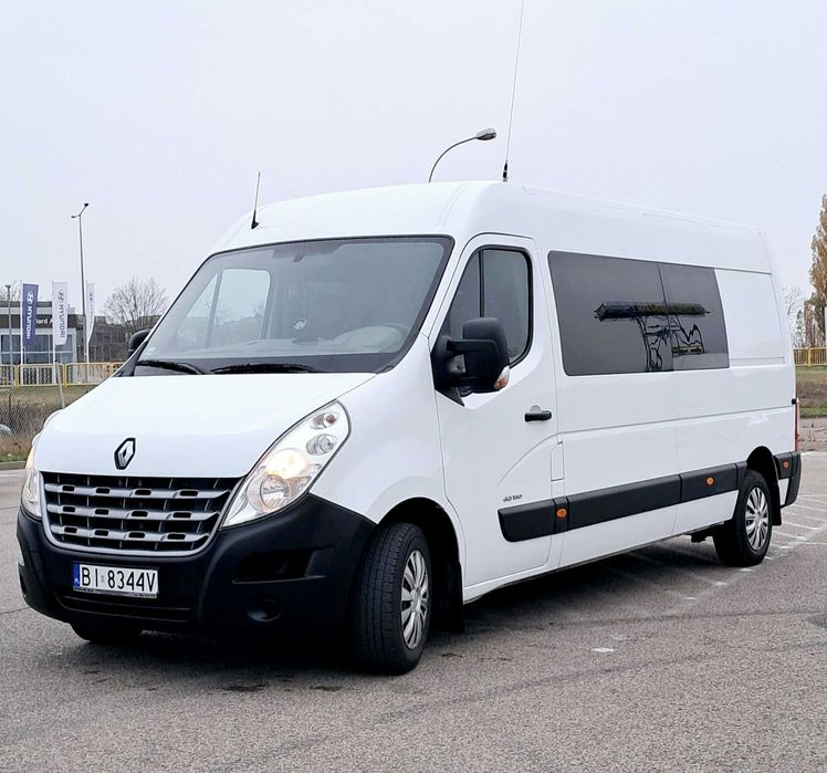 Renault Master III max 9os. webasto, klima, konfiguracja foteli