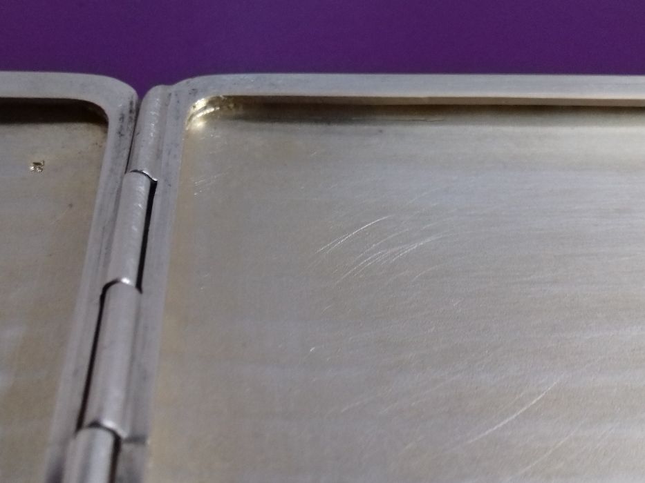 Cigarreira em Prata Javali