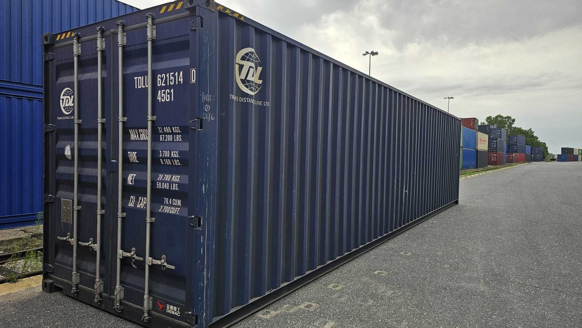 2021/2022 Kontener Morski 40HC 12m