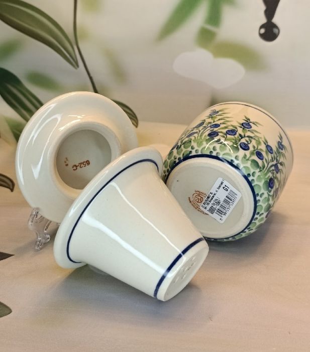 * Kubek ceramiczny do parzenia ziół ceramika Z.C. Bolesławiec