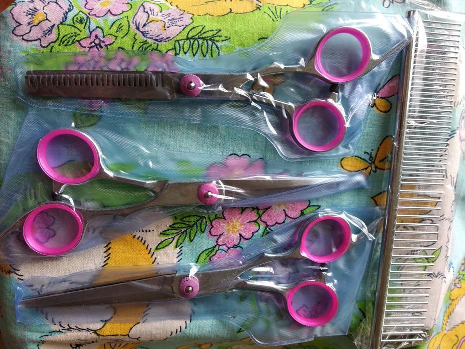 Ножницы для груминга 4 в 1, набор для стрижки животных