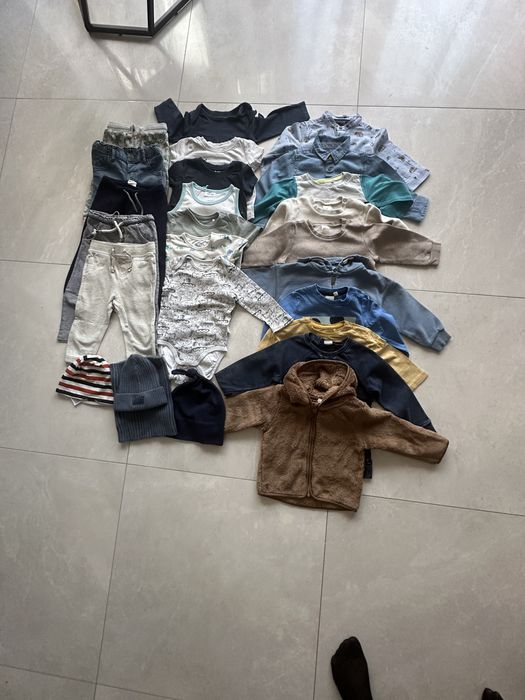 Zestaw ubranek dla chlopca rozmiar 80